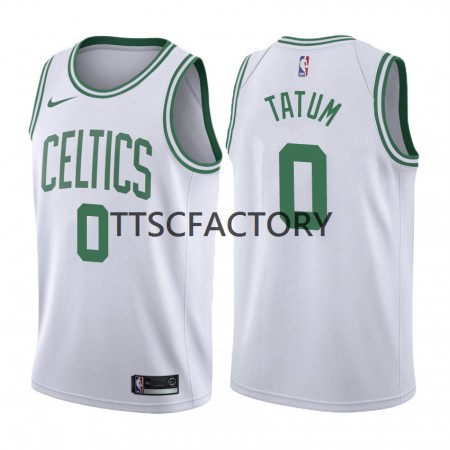 Maglia NBA Boston Celtics Jayson Tatum 0 Nike 2022-23 Association Edition Bianco Swingman - Uomo